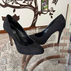 Rock & Republic GWEN Black Suede Pumps Heels - Size 7.5 M